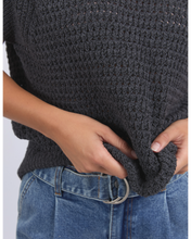 Load image into Gallery viewer, Isla Knitted Vest - Charcoal