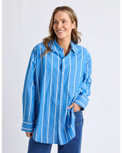 Load image into Gallery viewer, Mia Striped Shirt - Royal Blue