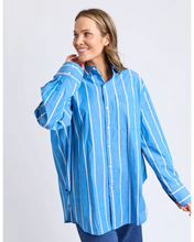 Load image into Gallery viewer, Mia Striped Shirt - Royal Blue