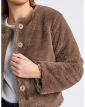 Load image into Gallery viewer, Sofia Fur Jacket - Mocha