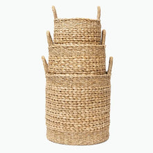 Load image into Gallery viewer, Marbella Seagrass & Hyacinth Woven Basket
