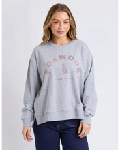 Load image into Gallery viewer, Effortless Contrast Crew - grey Marle
