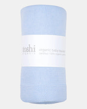 Load image into Gallery viewer, Organic Blanket Snowy - Sea Breeze