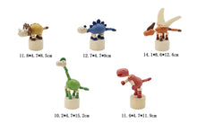 Load image into Gallery viewer, Wooden Dinosaur Press Toy