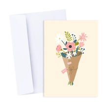 Load image into Gallery viewer, Flower Bouquet Card