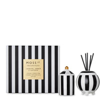 Load image into Gallery viewer, Jasmine, Amber &amp; Saffron Mini Candle &amp; Diffuser Gift Set
