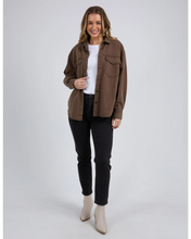 Load image into Gallery viewer, Daisy Overshirt - Chocolate
