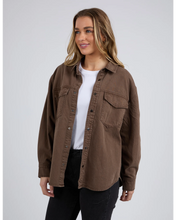 Load image into Gallery viewer, Daisy Overshirt - Chocolate
