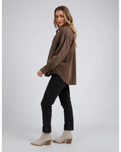 Load image into Gallery viewer, Daisy Overshirt - Chocolate
