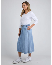 Load image into Gallery viewer, Greta Denim Skirt - Light Blue
