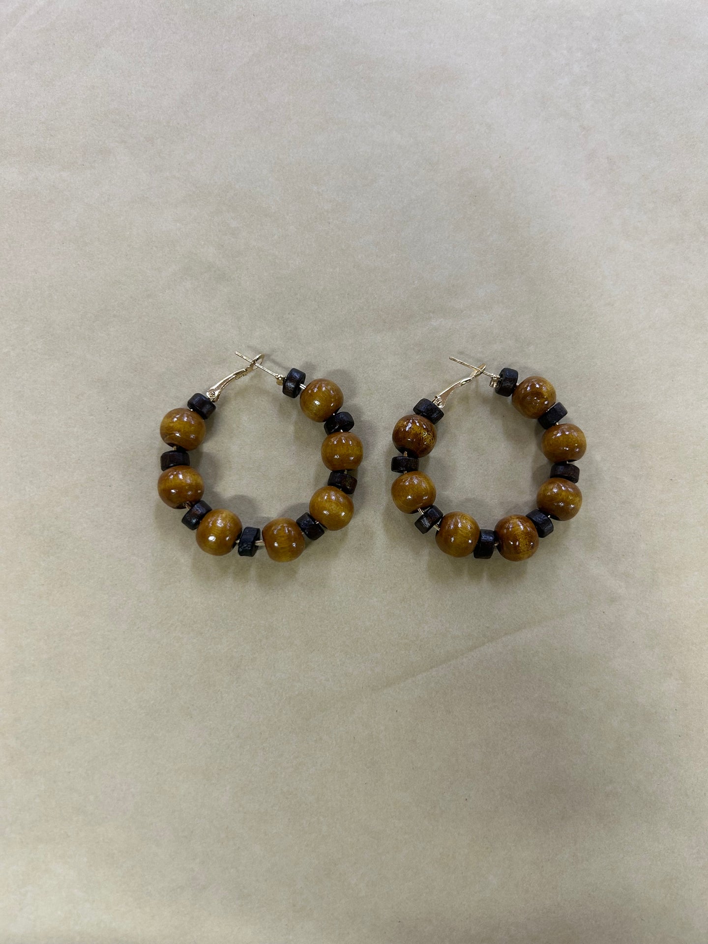 Beaded Hoop Earrings
