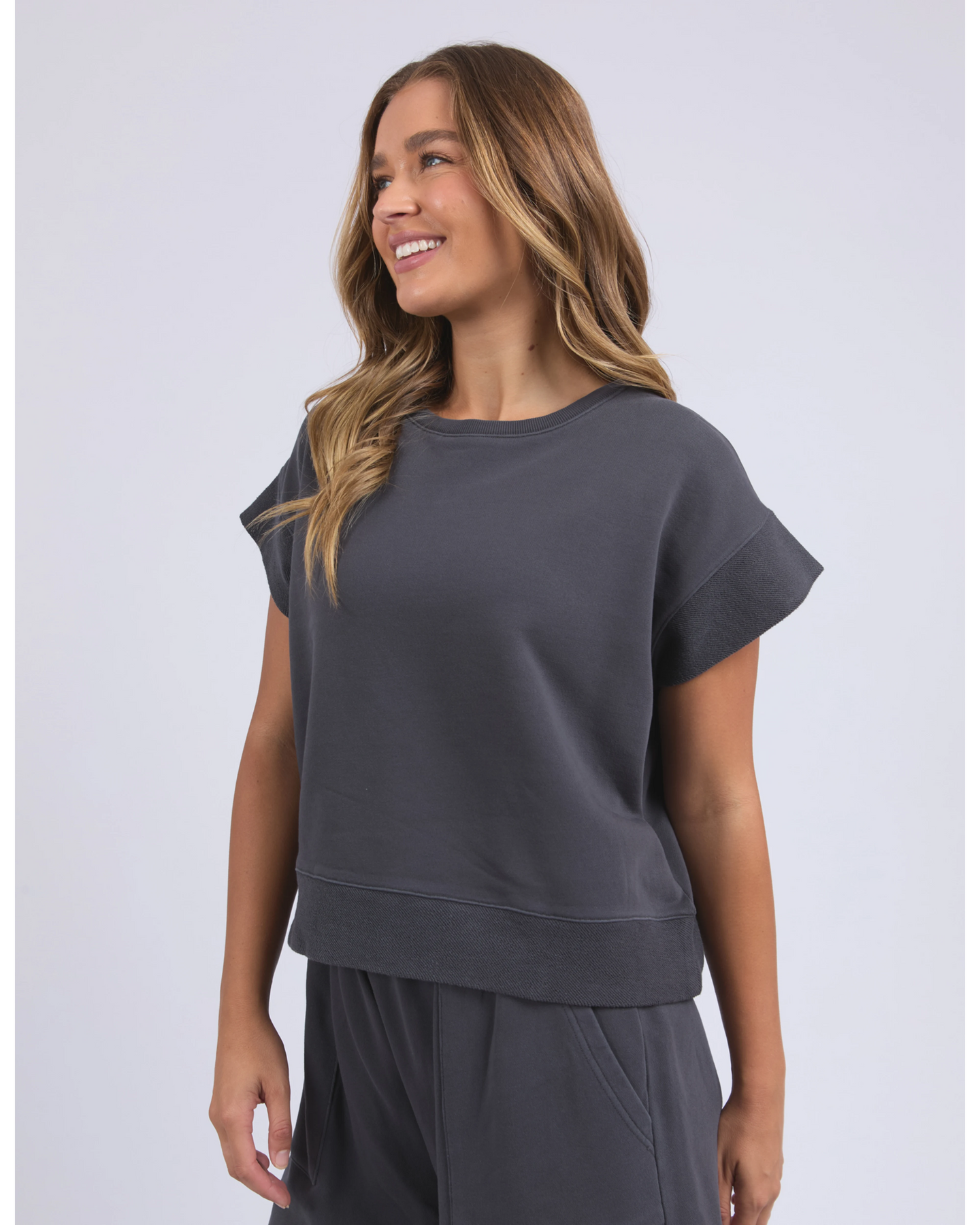 Hustler Tee - Charcoal