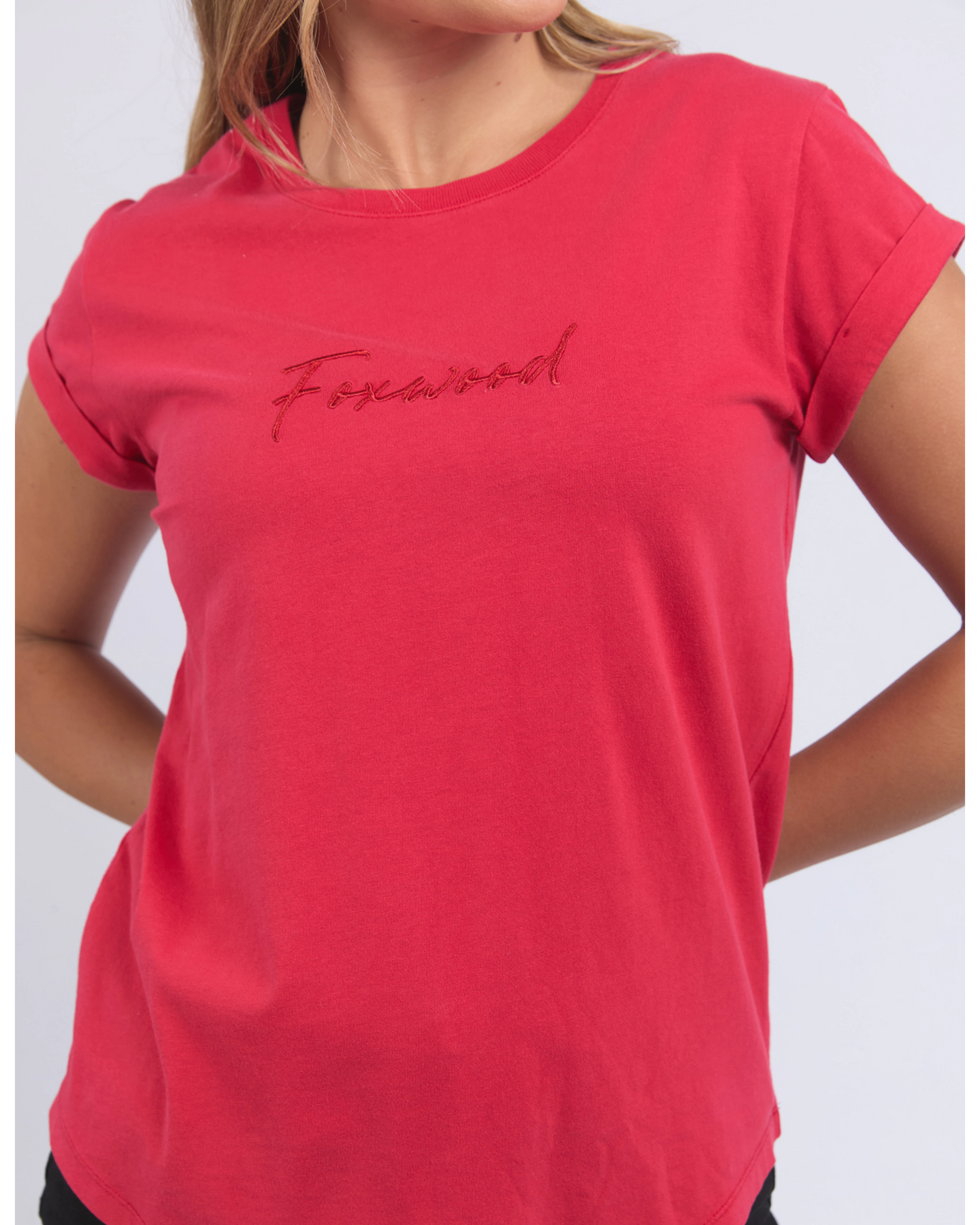 Signature Tee - Crimson