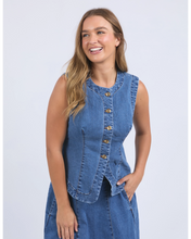 Load image into Gallery viewer, Abbott Vest - Mid Blue
