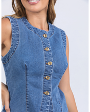 Load image into Gallery viewer, Abbott Vest - Mid Blue
