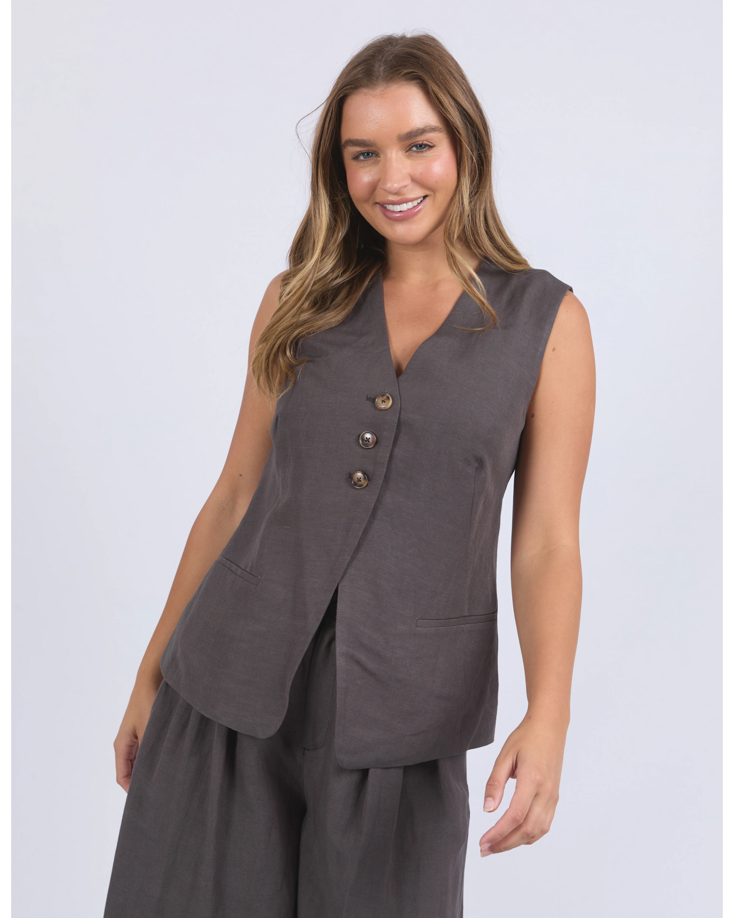 Peyton Vest - Charcoal