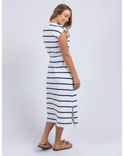 Load image into Gallery viewer, Casey Stripe Dress - White
