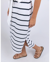 Load image into Gallery viewer, Casey Stripe Dress - White
