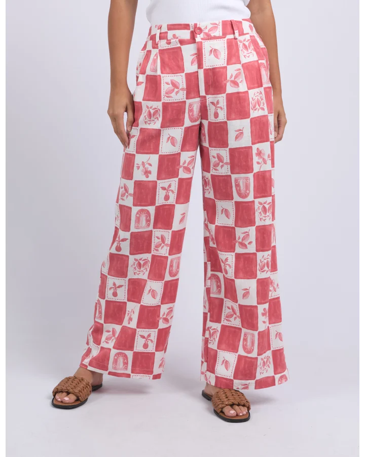 Biarittz Pants - Crimson