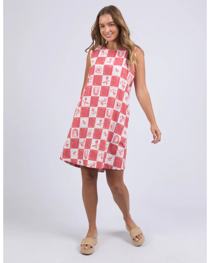 Biarittz Dress - Crimson