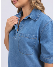 Load image into Gallery viewer, Monte Shirt Dress - Blue
