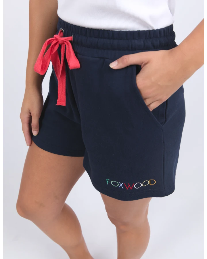 Simplified Confetti Short - Navy