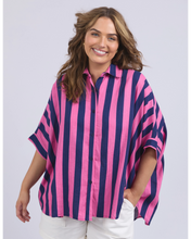 Load image into Gallery viewer, Palermo  Stripe Shirt - Blue/Pink
