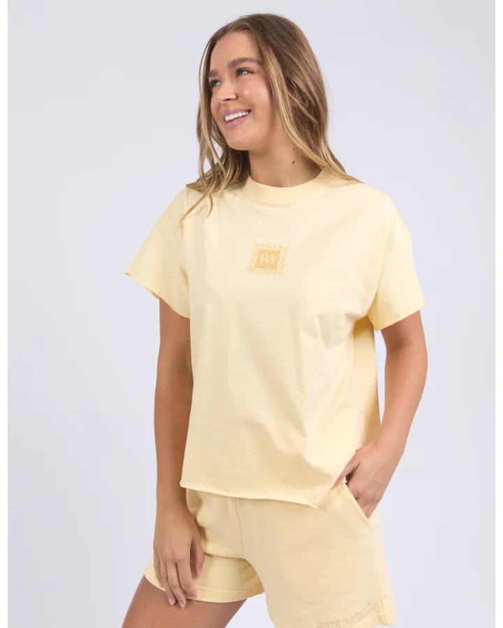 Stamp Tee - Lemon