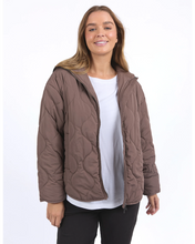 Load image into Gallery viewer, Mellow Quilted Jacket - Chocolate
