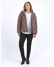 Load image into Gallery viewer, Mellow Quilted Jacket - Chocolate

