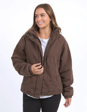 Load image into Gallery viewer, Rosalee Demin Jacket - Chocolate
