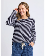 Load image into Gallery viewer, Drea Long Sleeve Top - Navy
