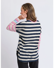 Load image into Gallery viewer, Gaeb Stripe L/S Tee - Strawberry
