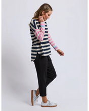 Load image into Gallery viewer, Gaeb Stripe L/S Tee - Strawberry
