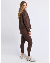 Load image into Gallery viewer, Luxe Rib Leggings - Coffee
