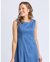 Load image into Gallery viewer, Solene Denim Dress - Blue
