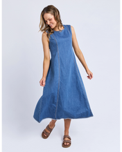 Load image into Gallery viewer, Solene Denim Dress - Blue
