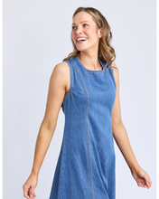 Load image into Gallery viewer, Solene Denim Dress - Blue
