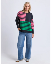 Load image into Gallery viewer, Effie Mixed Knit - Turquoise
