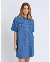 Load image into Gallery viewer, Sorcha Denim Dress - Mid Blue
