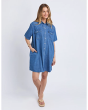 Load image into Gallery viewer, Sorcha Denim Dress - Mid Blue
