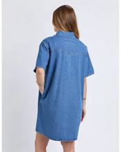 Load image into Gallery viewer, Sorcha Denim Dress - Mid Blue

