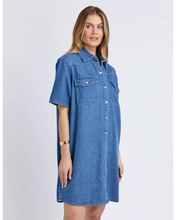 Load image into Gallery viewer, Sorcha Denim Dress - Mid Blue
