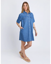 Load image into Gallery viewer, Sorcha Denim Dress - Mid Blue
