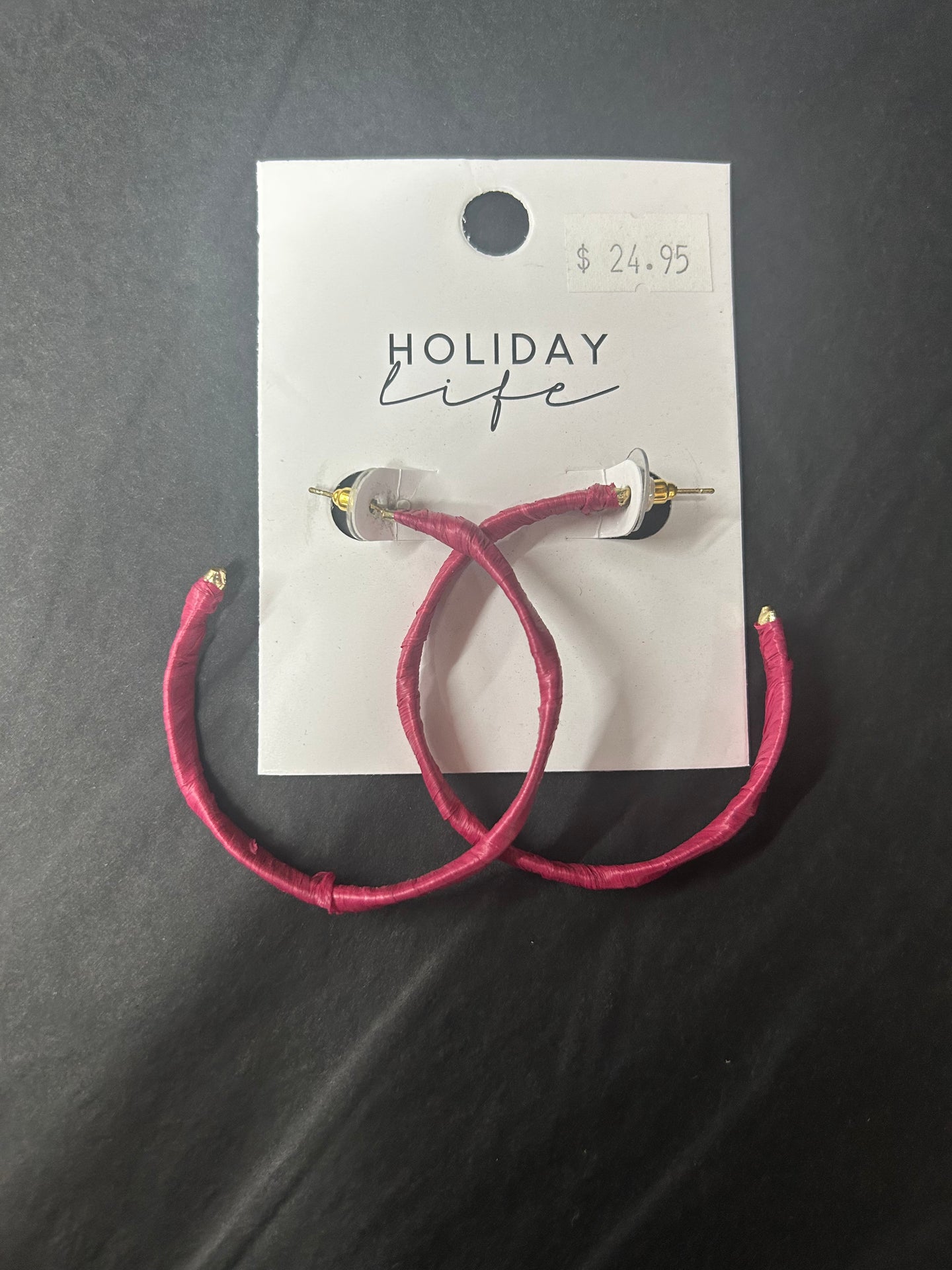 Sicily Earrings - Hot Pink