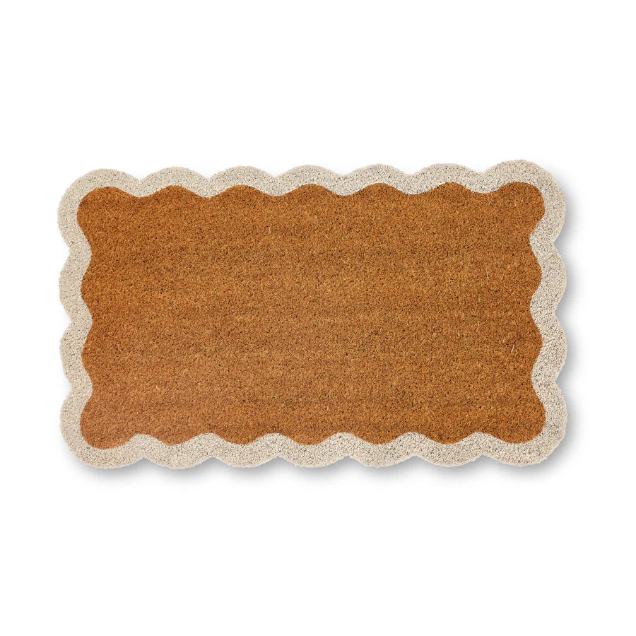 Doormat - Wavy White