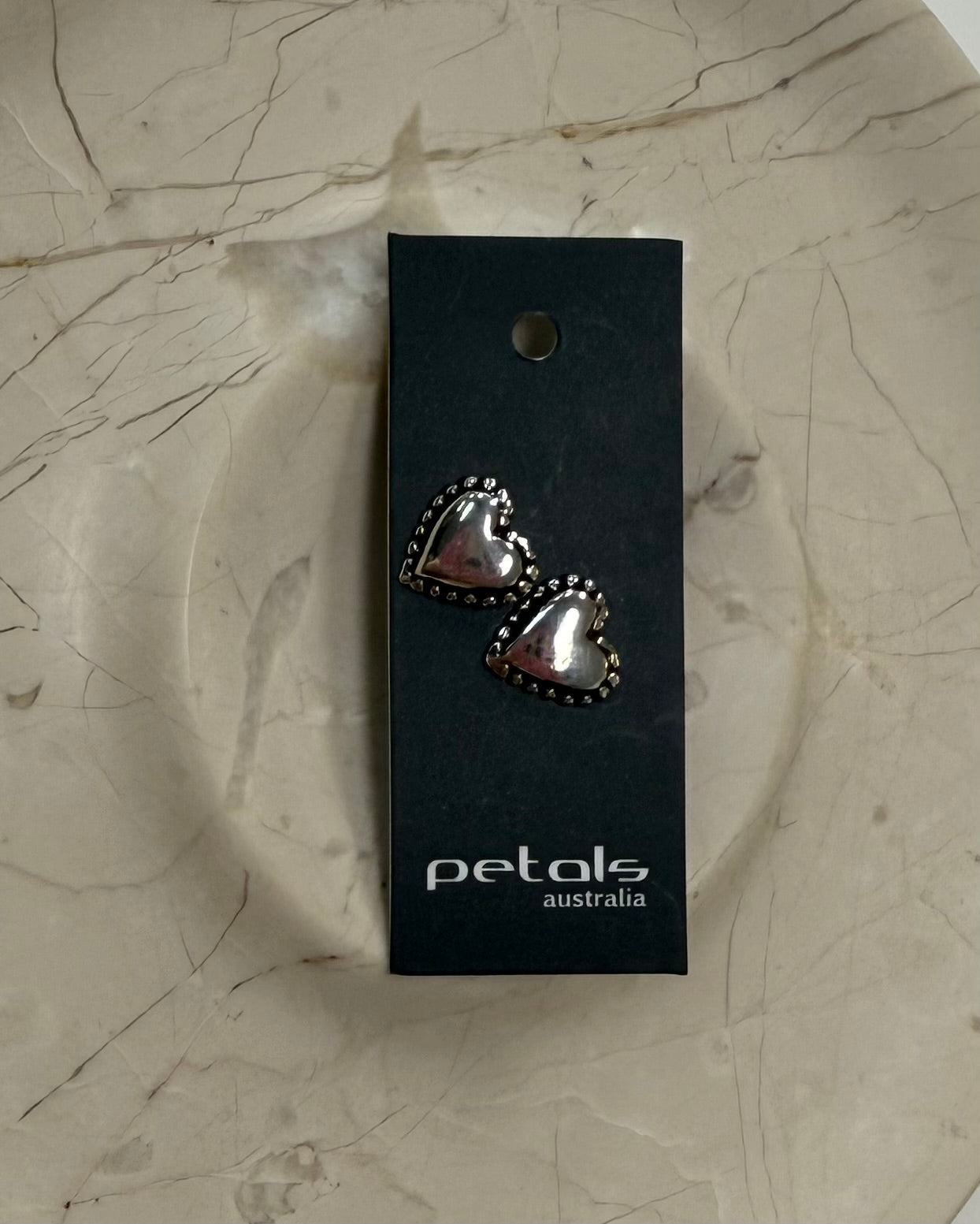 Stud Earrings - Large Heart