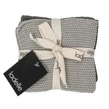 Load image into Gallery viewer, Knitted Dishcloth 3pk - Grey
