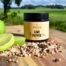 Load image into Gallery viewer, Lime Pepper Grinder Salt: Jar 70g
