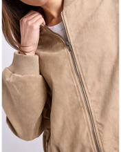 Load image into Gallery viewer, Evie Bomber Jacket - Sand
